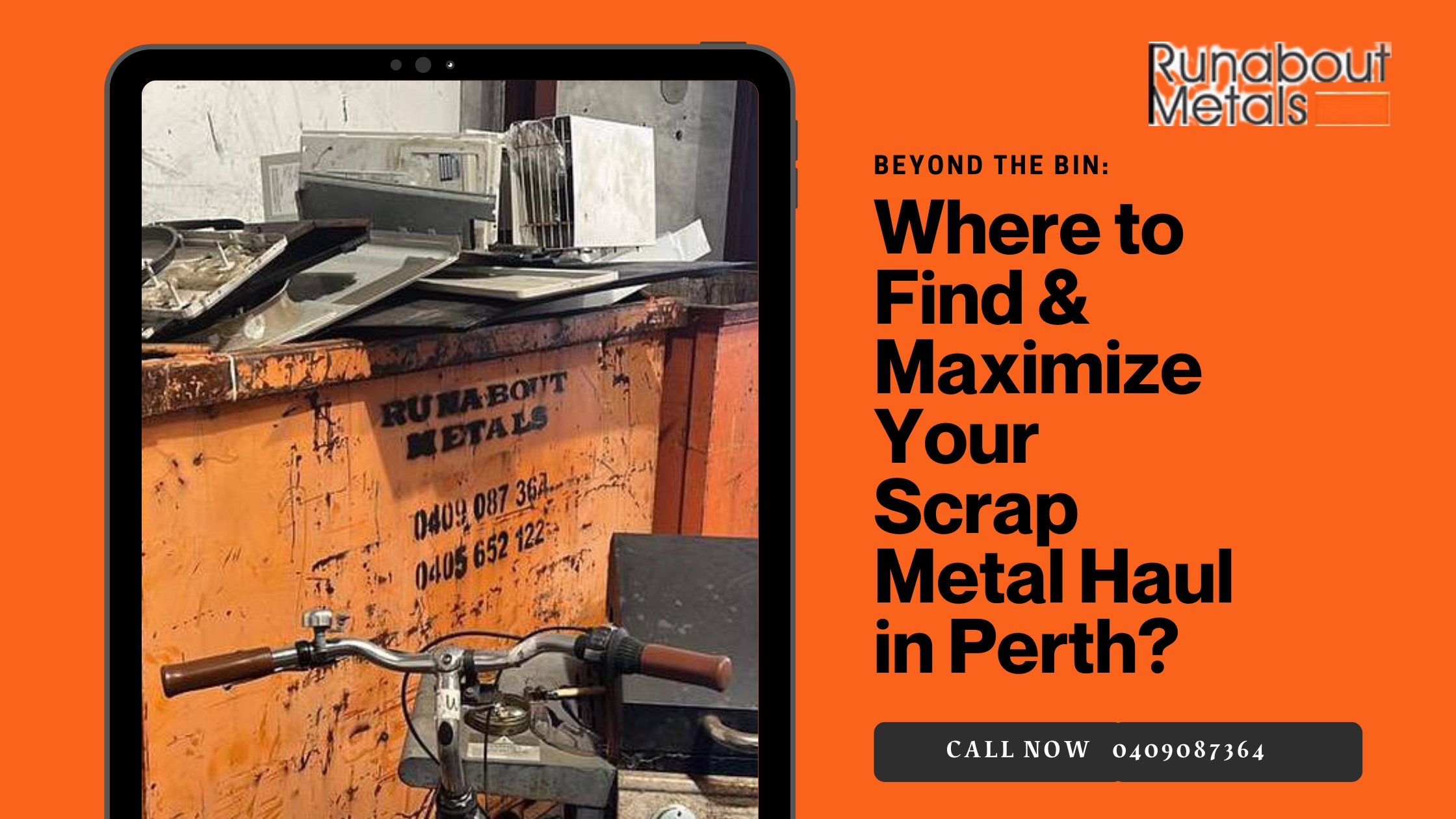 scrap metal pick-up bin